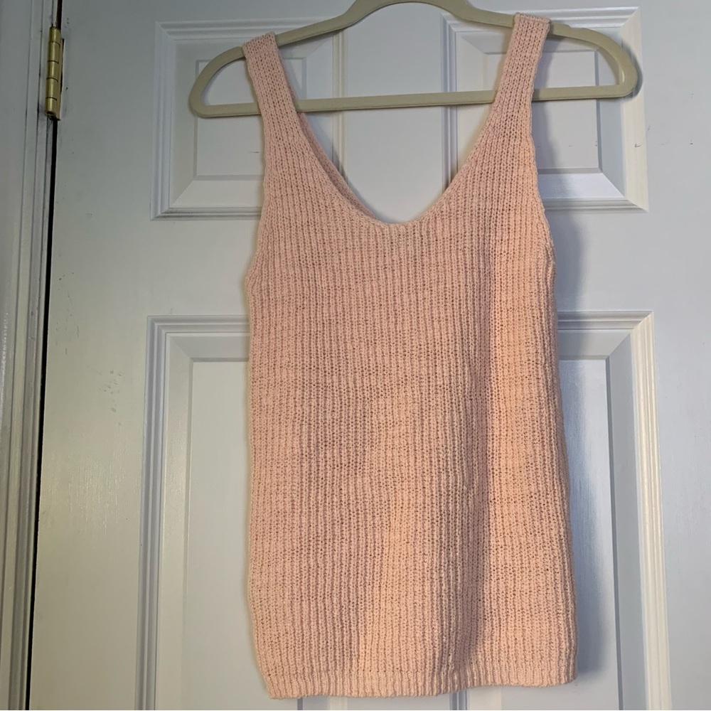 Madewell “Monterey Sweater Tank” Size M Peach